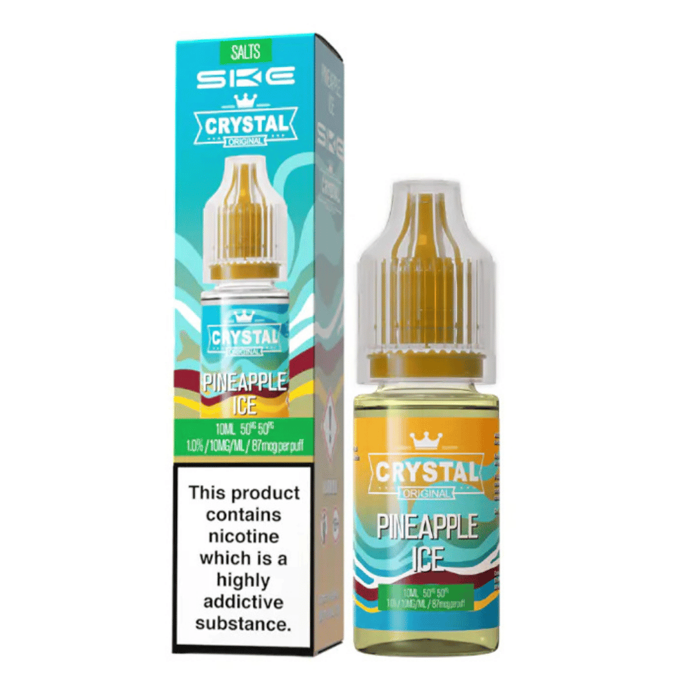 SKE Crystal Salts Pineapple Ice E Liquid 10ml