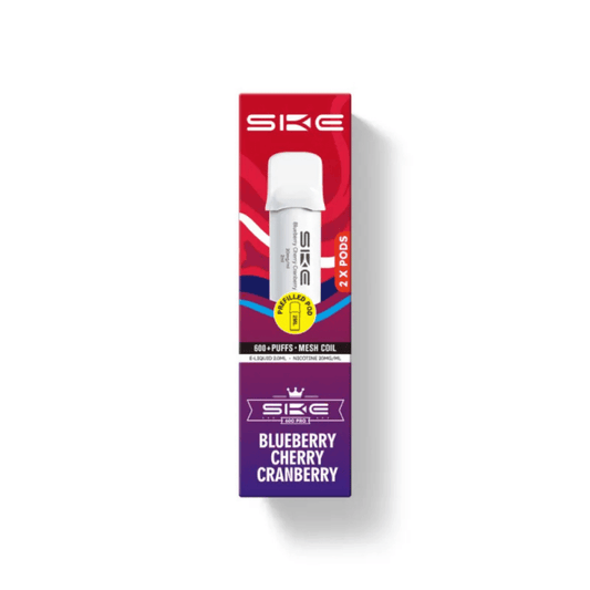 SKE Crystal Pro 600 Blueberry Cherry Cranberry Prefilled Pod