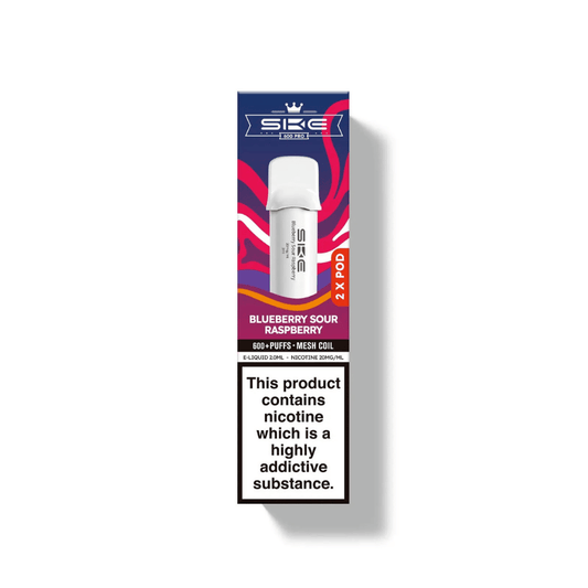 SKE Crystal Pro 600 Blueberry Sour Raspberry Prefilled Pod