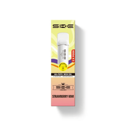 SKE Crystal Pro 600 Strawberry Kiwi Prefilled Pod