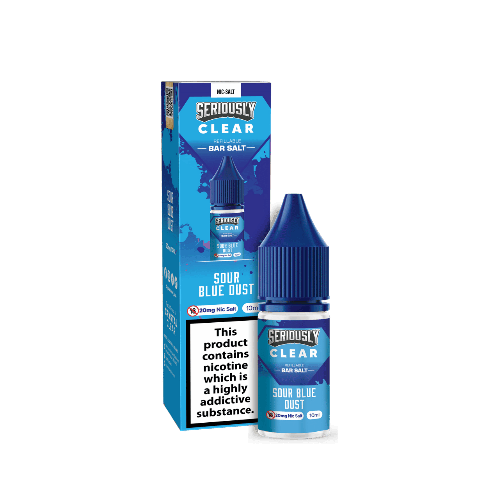 Seriously Clear Bar Salt E-liquid Sour Blue Dust