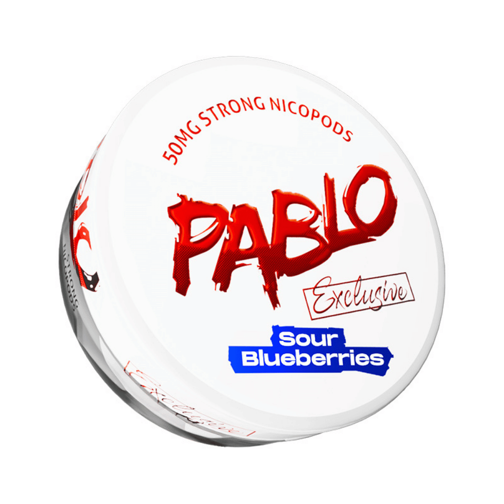 Sour Blueberries Exclusive Nicotine Pouches by Pablo
