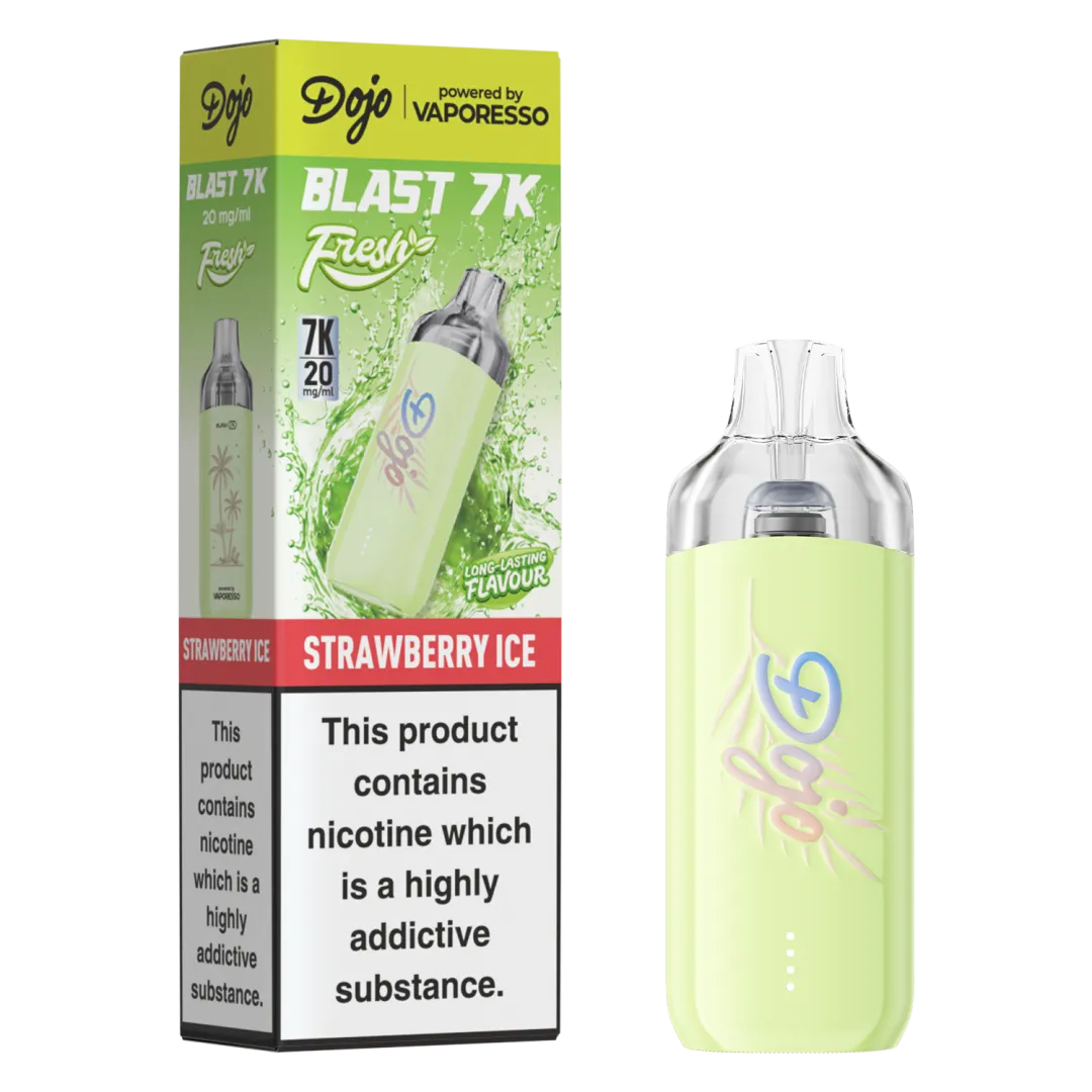Strawberry Ice Vaporesso Dojo Blast 7K Prefilled Pod Kit