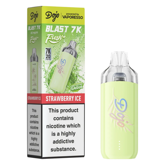 Strawberry Ice Vaporesso Dojo Blast 7K Prefilled Pod Kit