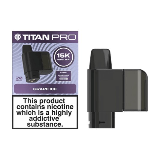Titan Pro 15K Prefilled Pod Grape Ice
