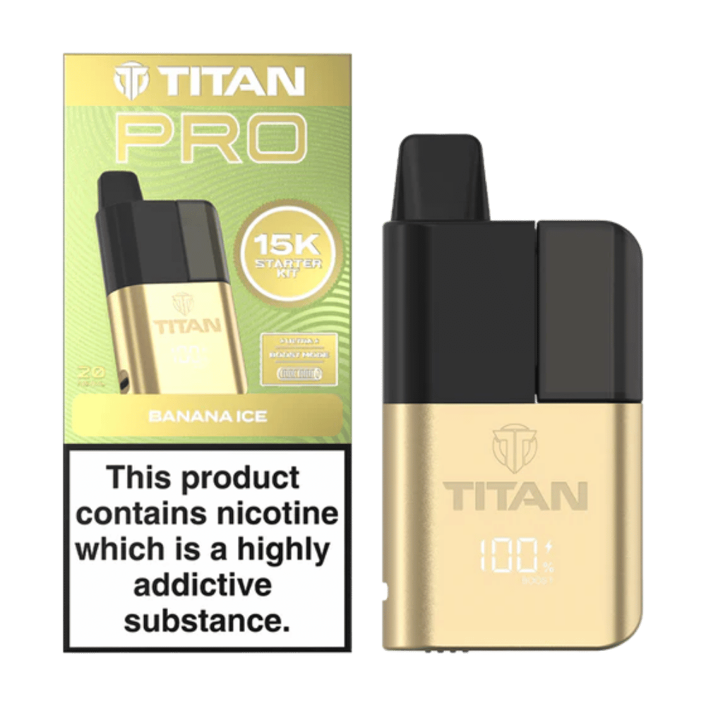 Titan Pro 15K Prefilled Pod Kit Banana Ice