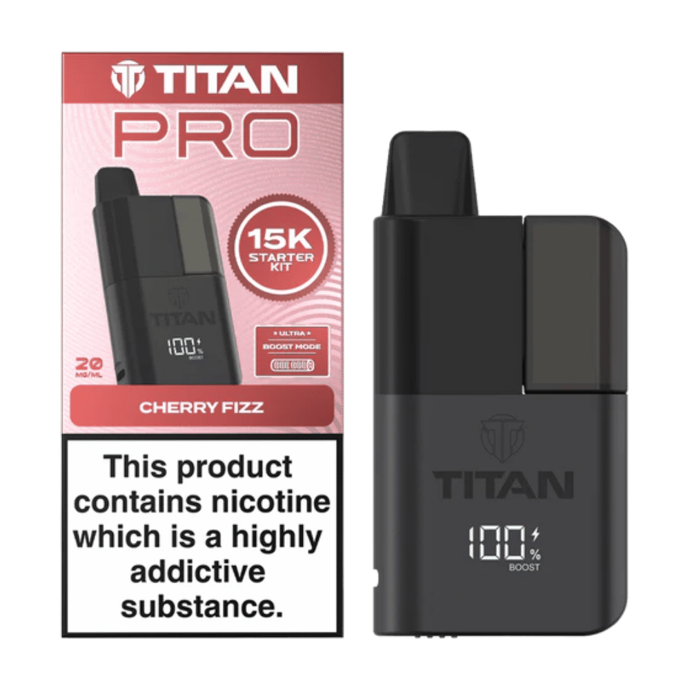 Titan Pro 15K Prefilled Pod Kit 
Cherry Fizz
