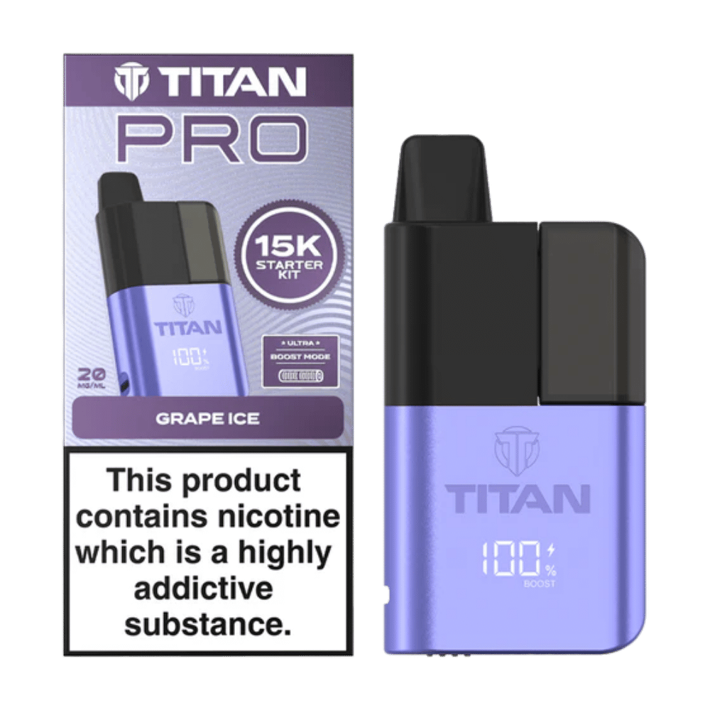 Titan Pro 15K Prefilled Pod Kit Grape Ice
