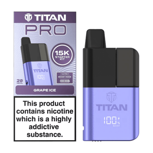 Titan Pro 15K Prefilled Pod Kit Grape Ice
