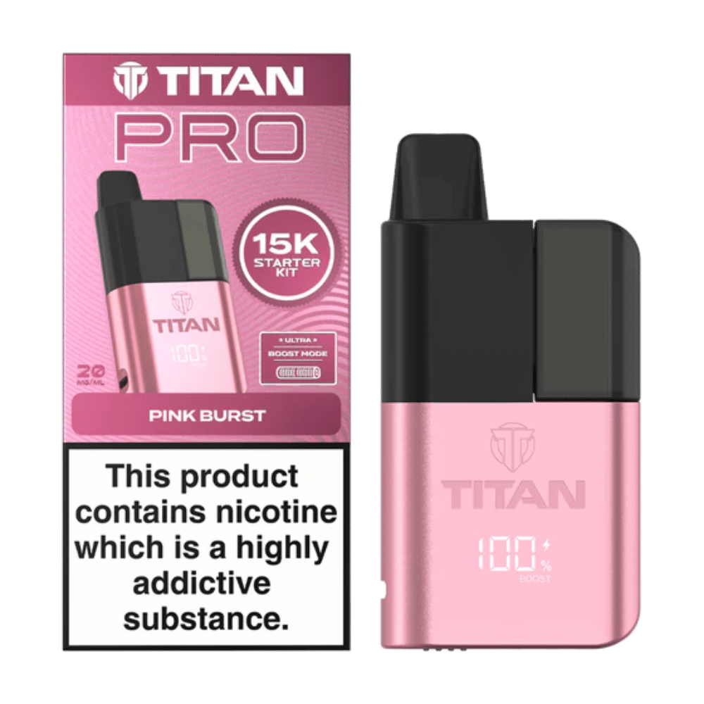 Titan Pro 15K Prefilled Pod Kit Pink Burst
