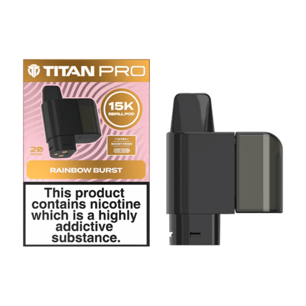Titan Pro 15K Prefilled Pod Rainbow Burst
