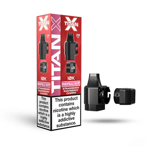 Titan X Prefilled Pod Strawberry Raspberry Cherry
