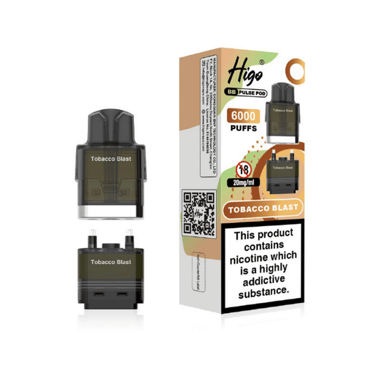 Higo BB Pulse 6000 Prefilled Pod Tobacco Blast