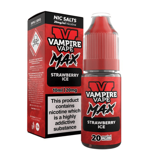 Vampire Vape Max Strawberry Ice Nic Salt | 5 For 10 Vampire Vape Max Strawberry Ice Nic Salt | 5 For 10