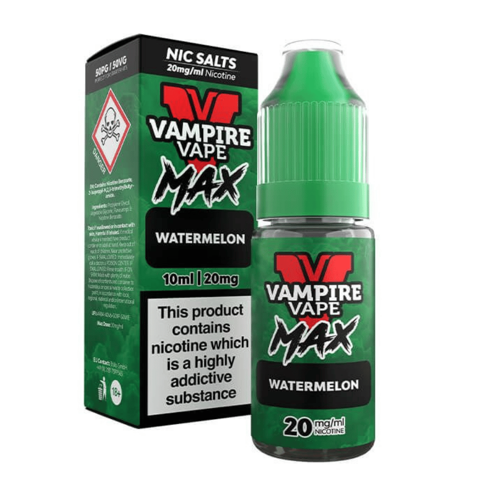 Vampire Vape Max Watermelon Nic Salt | 5 For 10 Vampire Vape Max Watermelon Nic Salt | 5 For 10