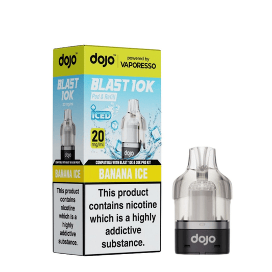 Vaporesso Dojo Blast 10K Prefilled Pod Banana Ice