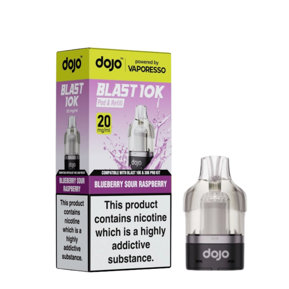 Vaporesso Dojo Blast 10K Prefilled Pod Blueberry Sour Raspberry