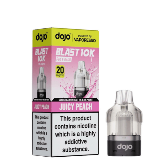 Vaporesso Dojo Blast 10K Prefilled Pod Juicy Peach
