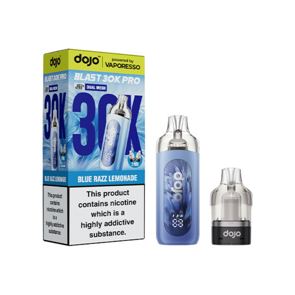 Vaporesso Dojo Blast 30K Pro Prefilled Pod Kit Blue Razz Lemonade