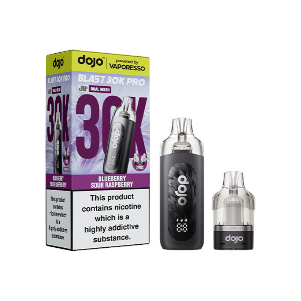 Vaporesso Dojo Blast 30K Pro Prefilled Pod Kit Blueberry Sour Raspberry
