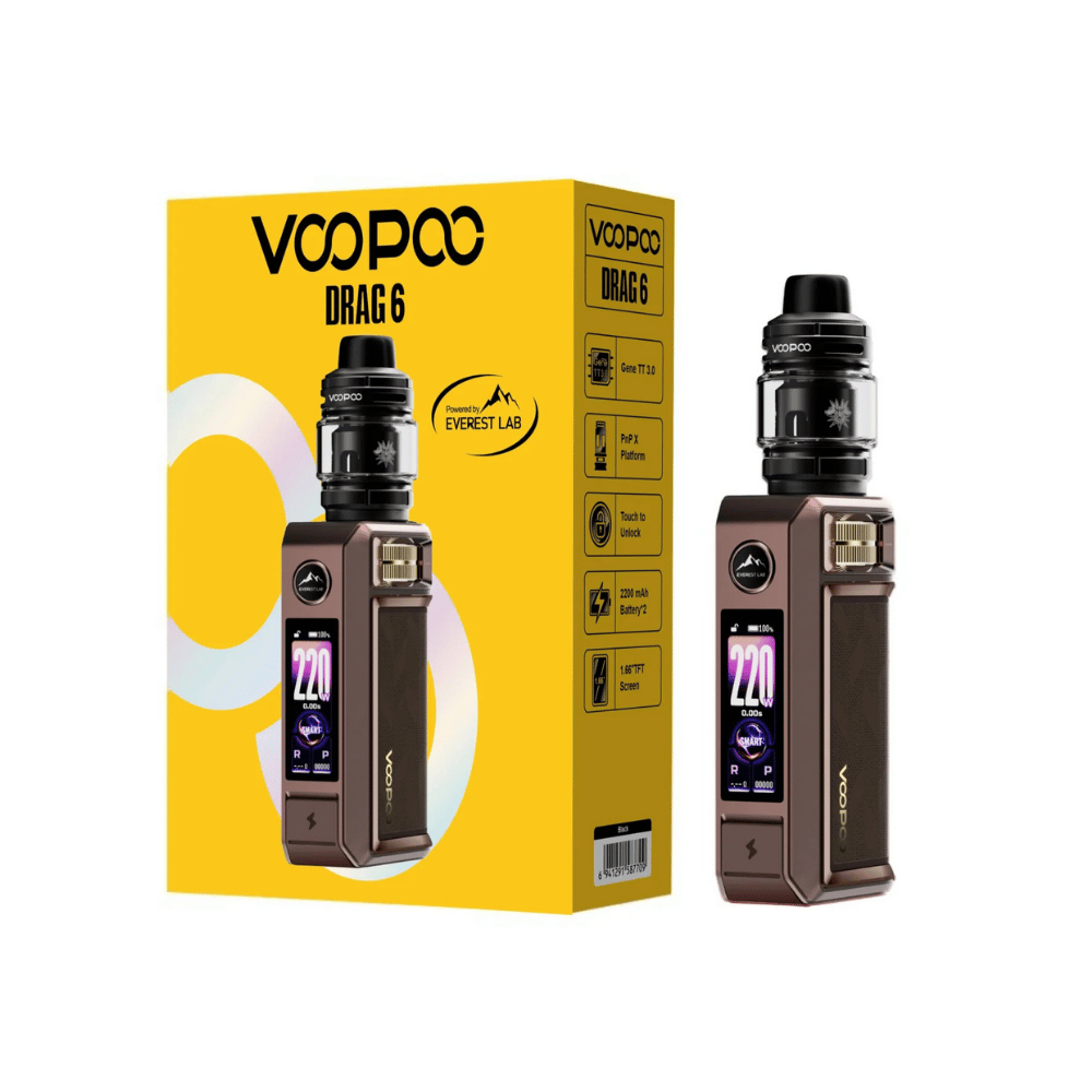 Voopoo Drag 6 Vape Kit Brown