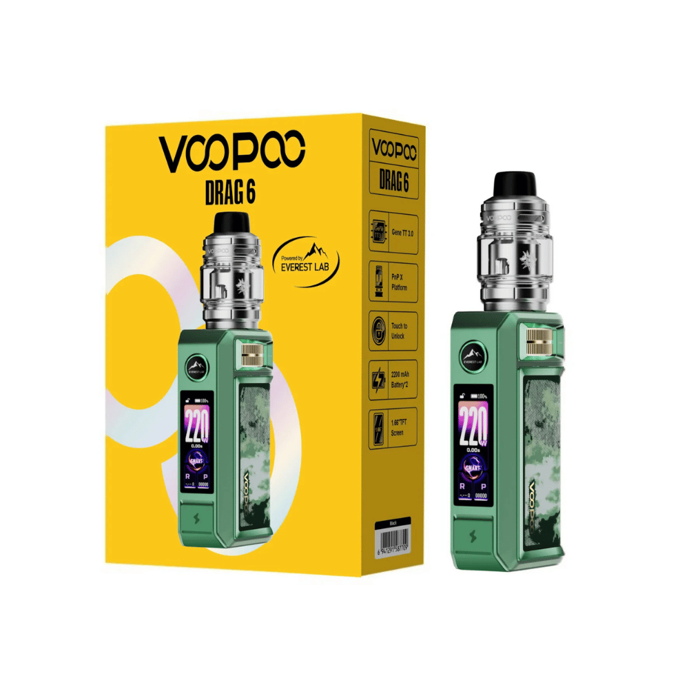 Voopoo Drag 6 Vape Kit | Free Shipping Available Voopoo Drag 6 Vape Kit | Free Shipping Available
