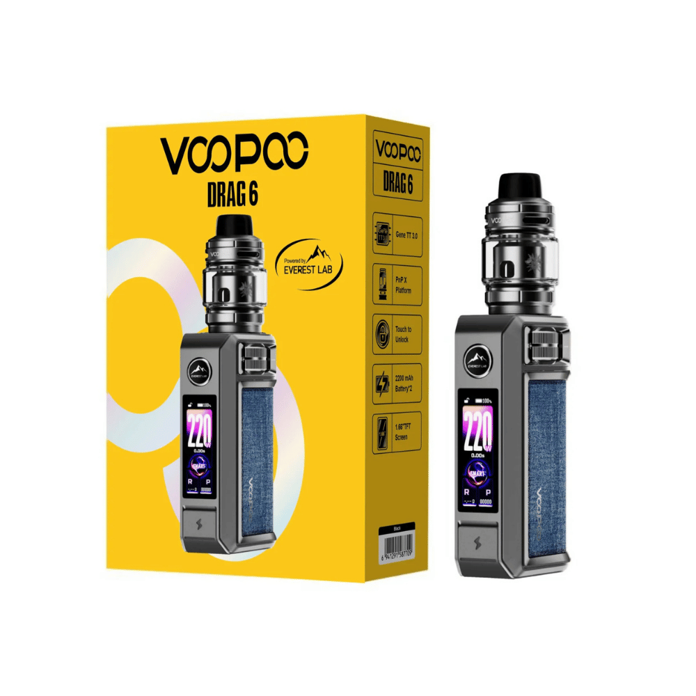 Voopoo Drag 6 Vape Kit | Free Shipping Available Voopoo Drag 6 Vape Kit | Free Shipping Available