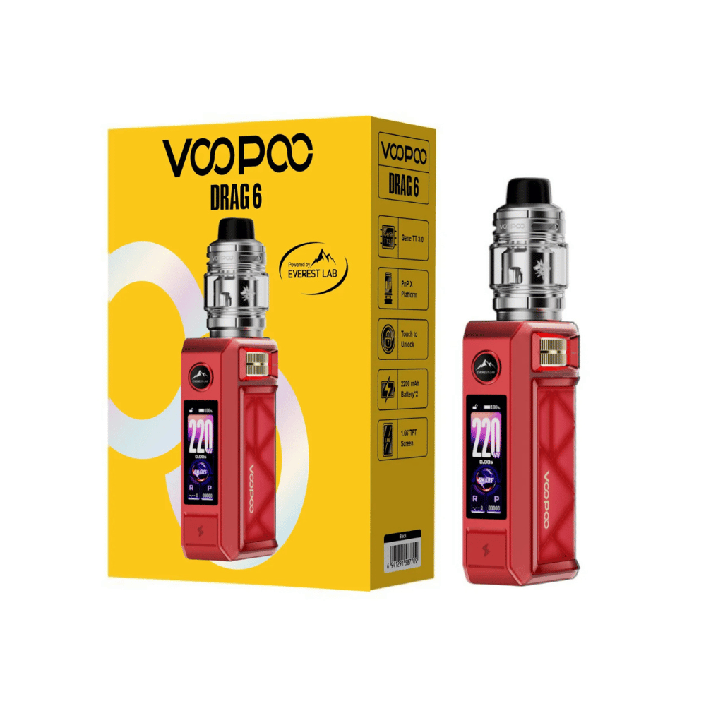 Voopoo Drag 6 Vape Kit | Free Shipping Available Voopoo Drag 6 Vape Kit | Free Shipping Available