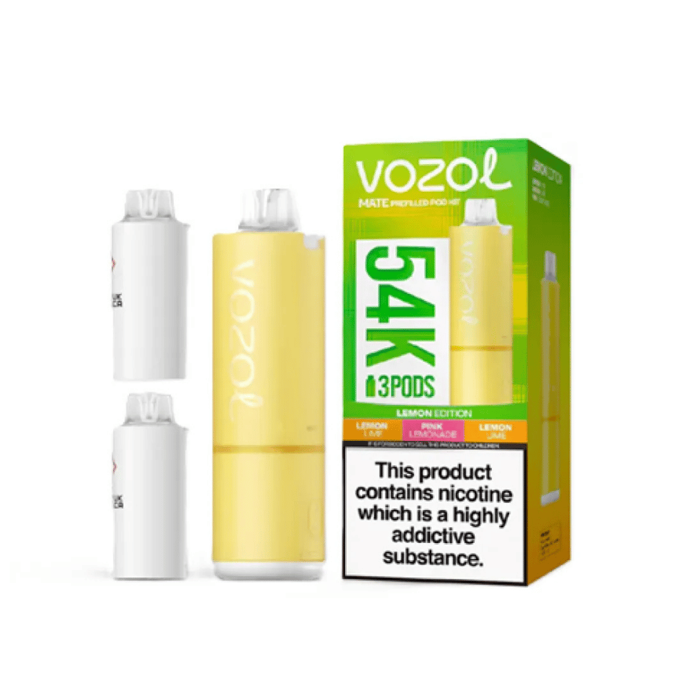 Vozol Mate 54K Prefilled Pod Kit Lemon Edition | 9.99 Vozol Mate 54K Prefilled Pod Kit Lemon Edition | 9.99