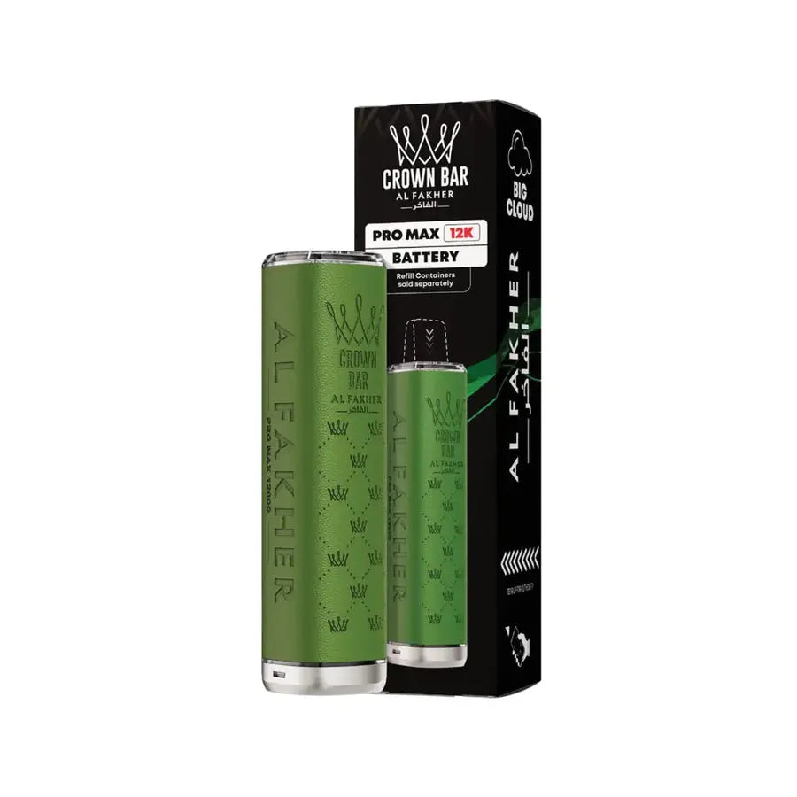Al Fakher Crown Bar Pro Max 12K Prefilled Pod Kit Green