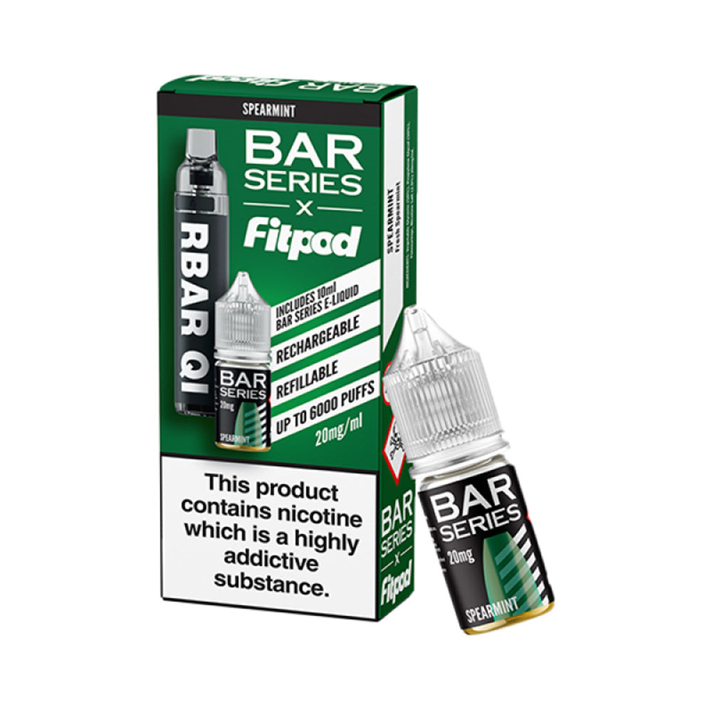Bar Series x Fitpod RBAR QI Refillable Disposable Vape