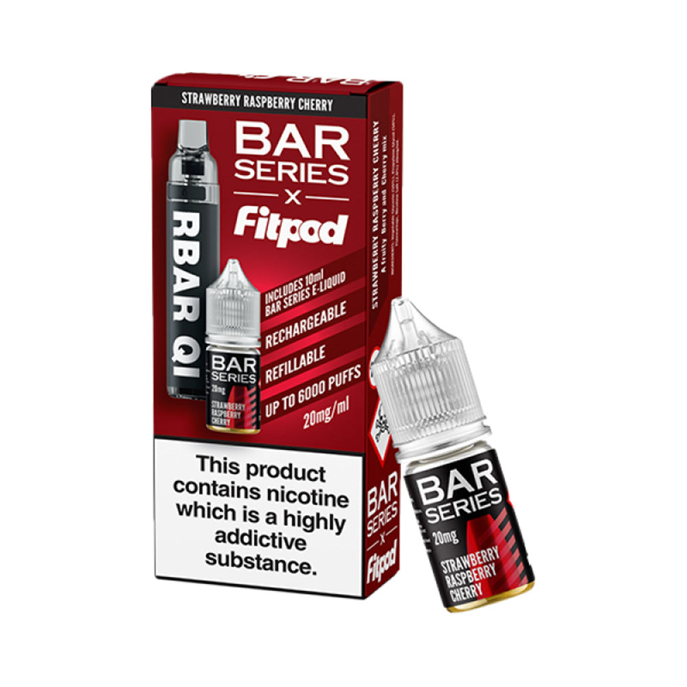 Bar Series x Fitpod RBAR QI Refillable Disposable Vape