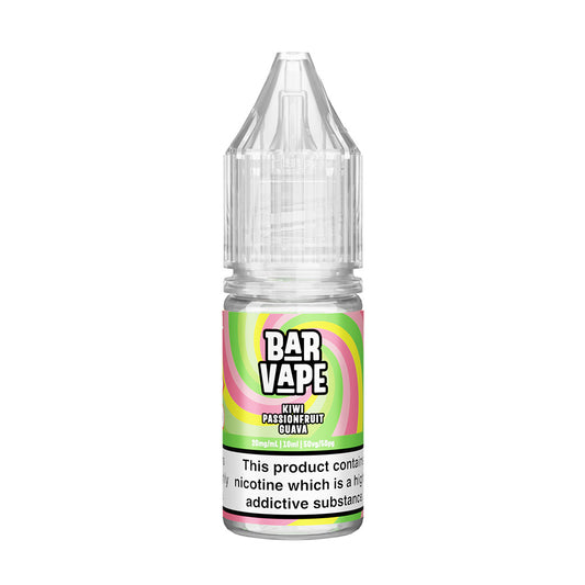 Bar Vape Kiwi Passion Fruit Guava E Liquid 10ml