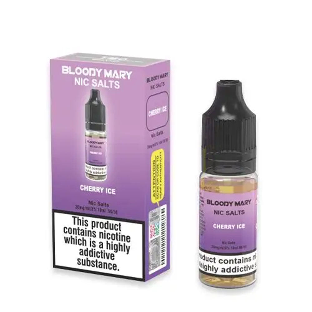 Bloody Mary Nic Salt Cherry Ice E Liquid 10ml