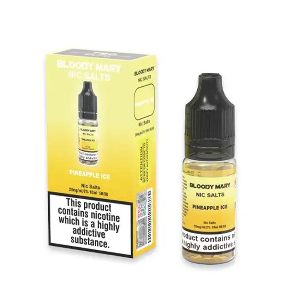 Bloody Mary Nic Salt Pineapple Ice E Liquid 10ml