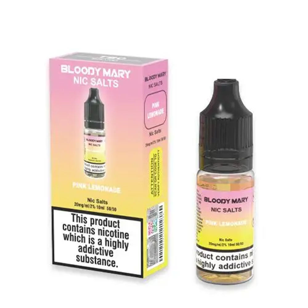 Bloody Mary Nic Salt Pink Lemonade E Liquid 10ml