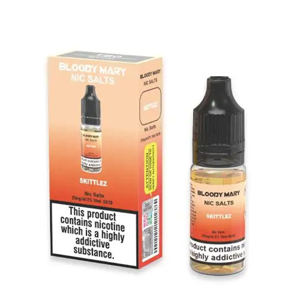 Bloody Mary Nic Salt Skittlez E Liquid 10ml