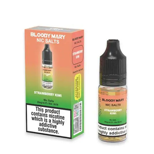 Bloody Mary Nic Salt Strawberry Kiwi E Liquid 10ml