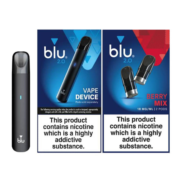 Blu 2.0 Starter Bundle | Berry Mix | Official UK Retailer Blu 2.0 Starter Bundle | Berry Mix | Official UK Retailer