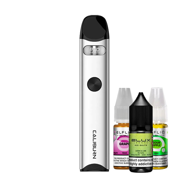 Uwell Caliburn A3 Refillable Pod Bundle with E-Liquid | Official UK Retailer