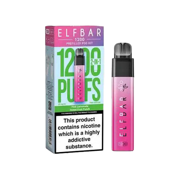 Elf Bar EB1200 | Pink Edition | Free UK Delivery Elf Bar EB1200 | Pink Edition | Free UK Delivery