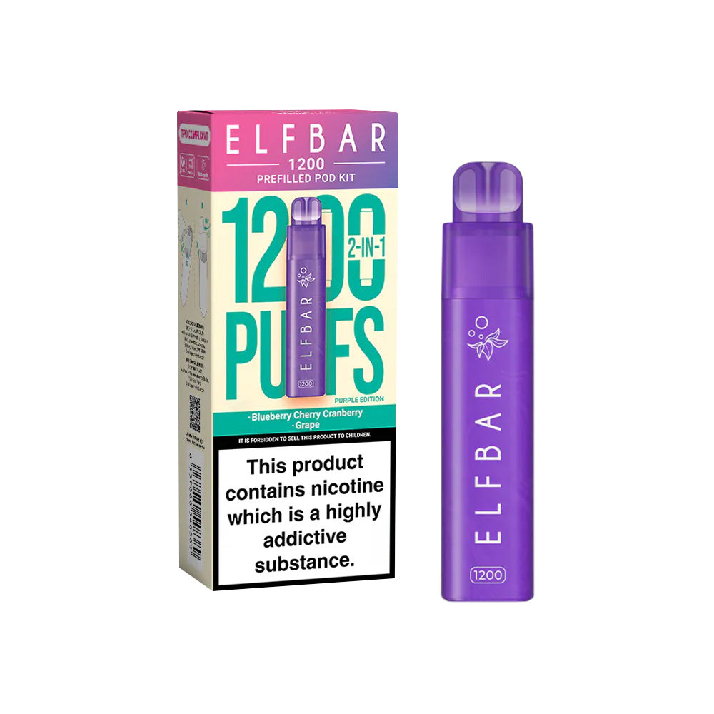 vape elf bar Elf Bar EB1200 | Purple Edition