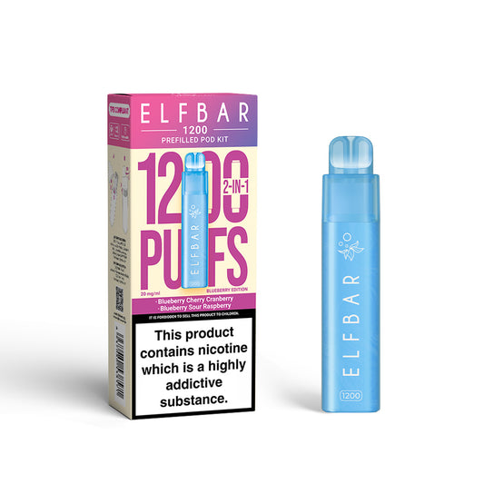 Elf Bar 1200 Blueberry Edition Pod Vape