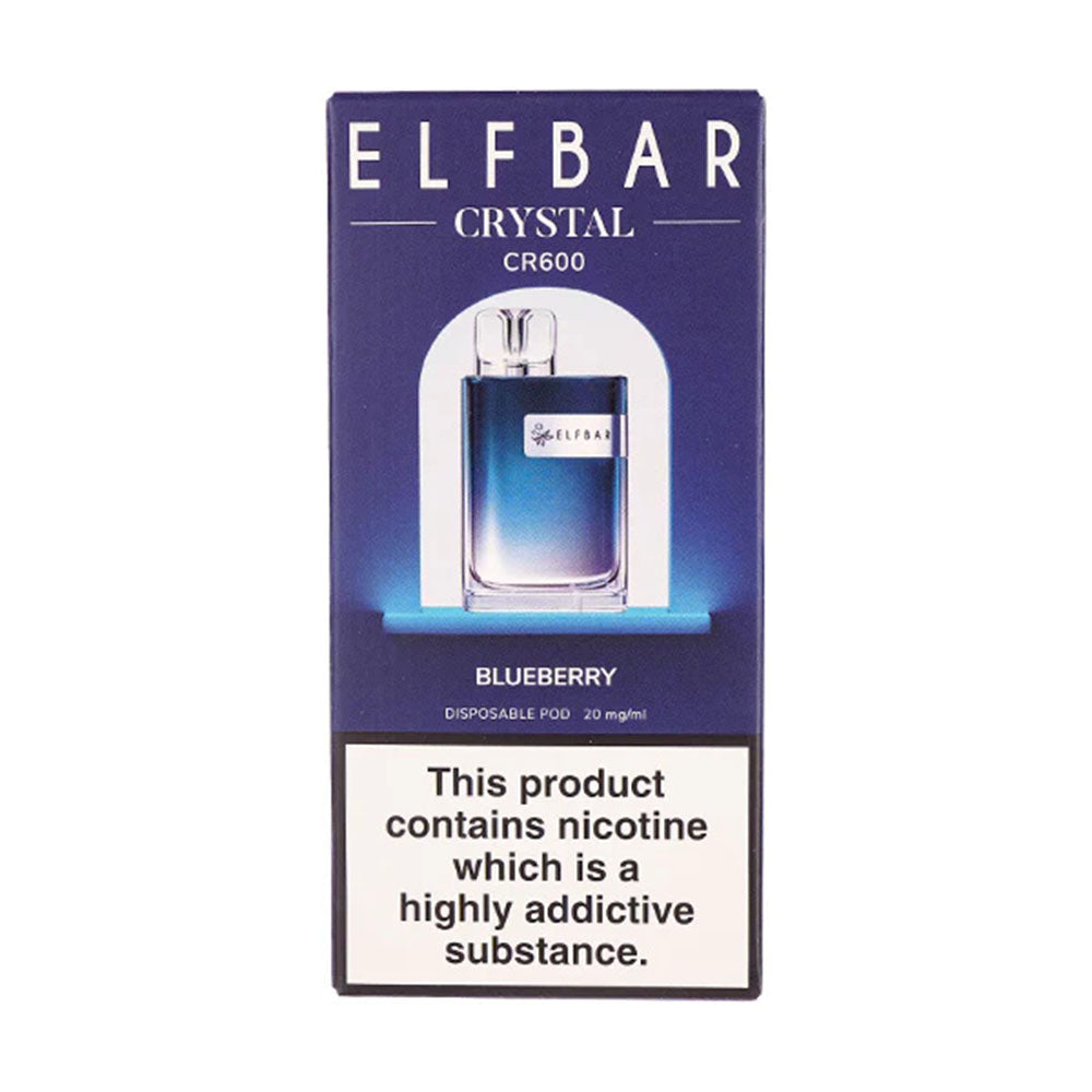 Elf Bar Crystal CR600 Blueberry Disposable Vape