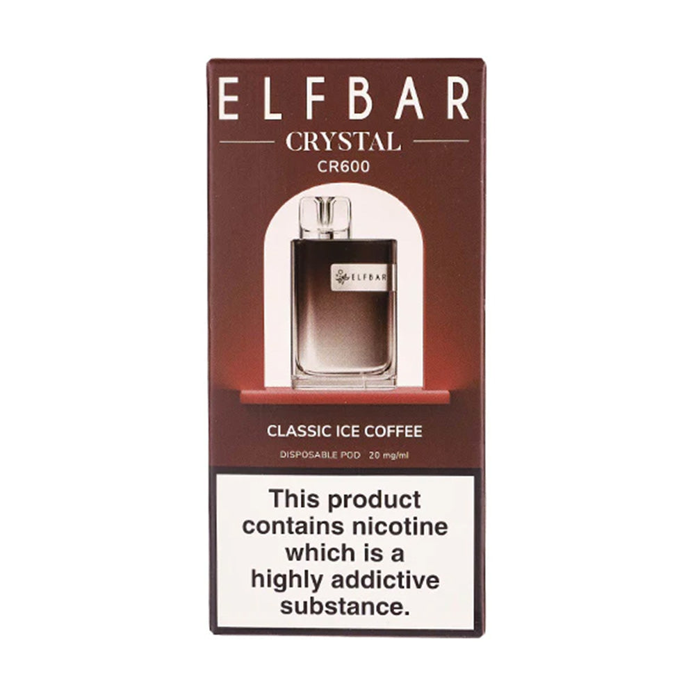 Elf Bar Crystal CR600 Classic Ice Coffee Disposable Vape