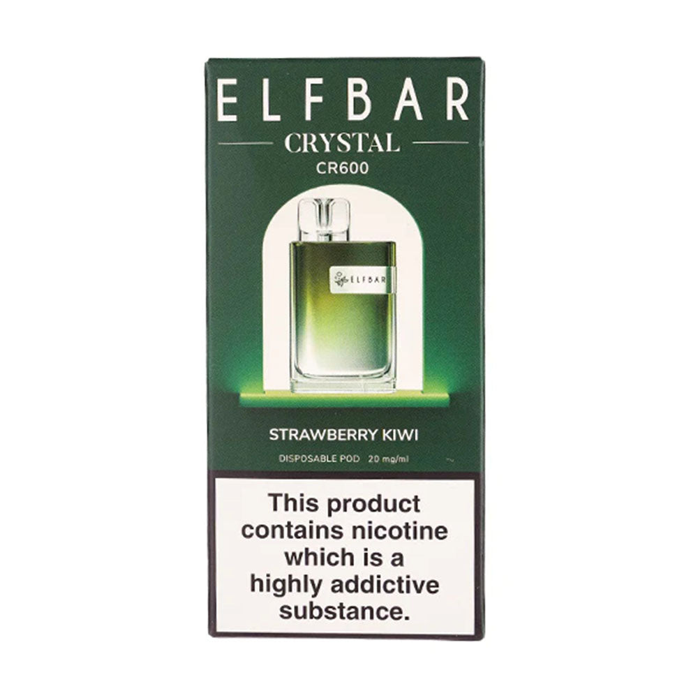 Elf Bar Crystal CR600 Strawberry Kiwi Disposable Vape