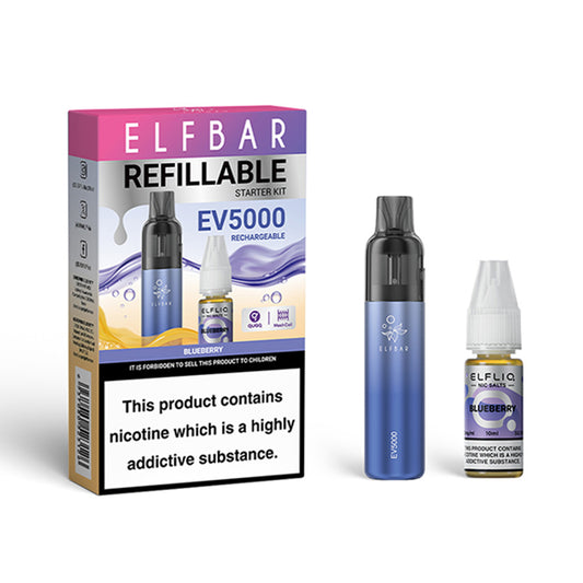 Elf Bar EV5000 Blueberry Refillable Vape