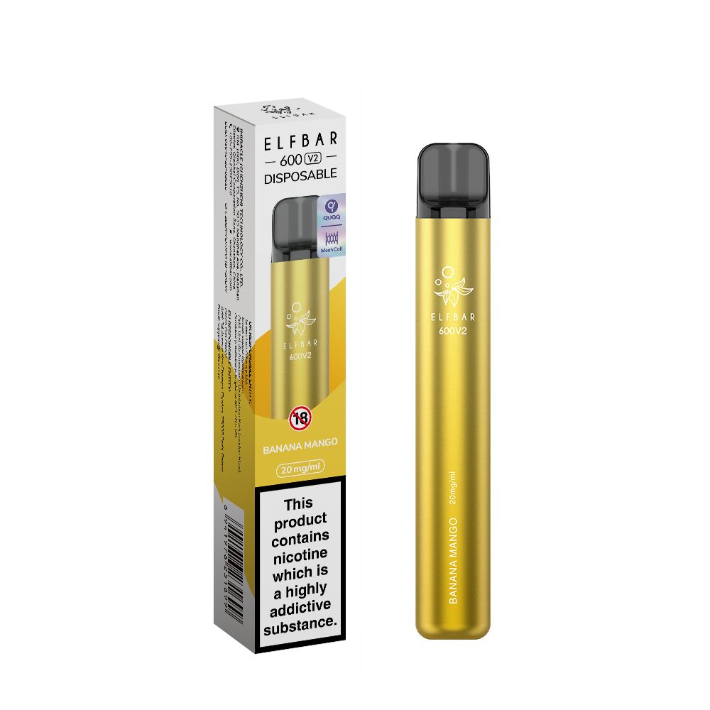 Elf Bar 600 V2 Banana Mango Disposable Vape