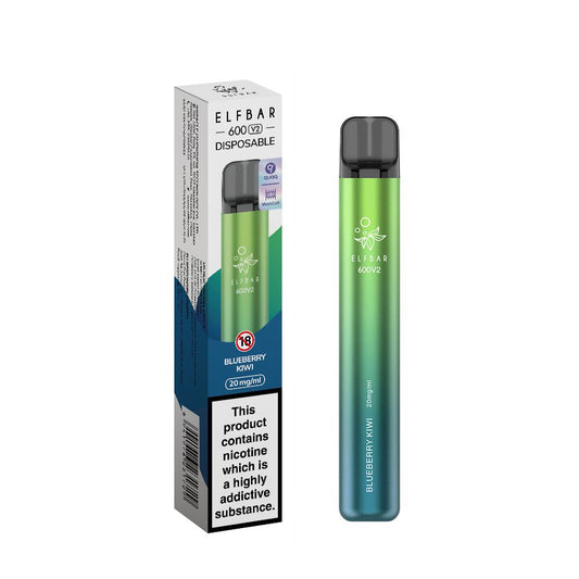 Elf Bar 600 V2 Blueberry Kiwi Disposable Vape