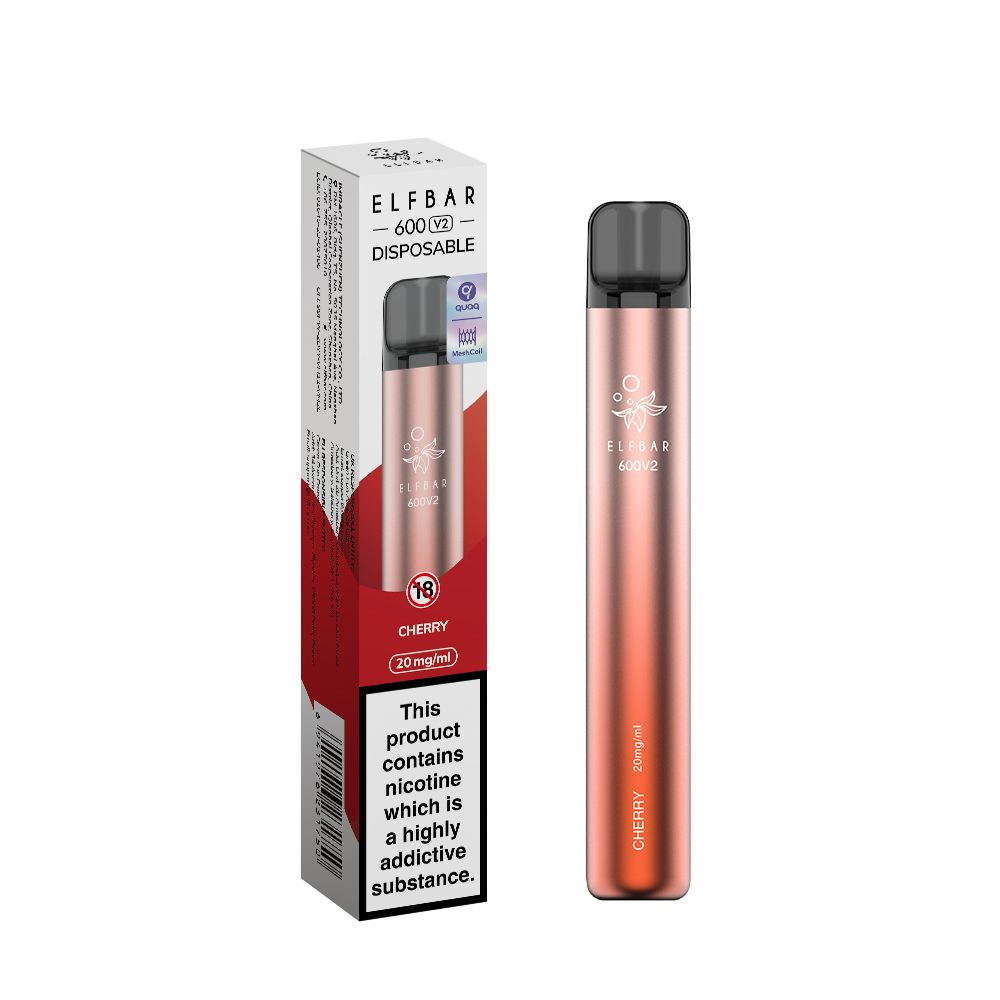 Elf Bar 600 V2 Cherry Disposable Vape